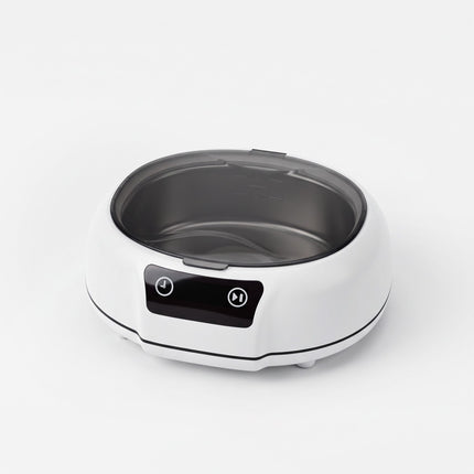 Devanti Ultrasonic Cleaner 700mL 48kHz Jewellery Cleaning Machine with Stainless Steel Tank White