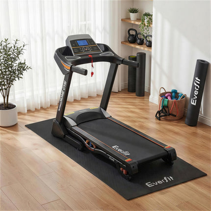 Everfit Exercise Equipment Mat Treadmill Floor Rug Home Gym Bike Fitness Yoga 2M