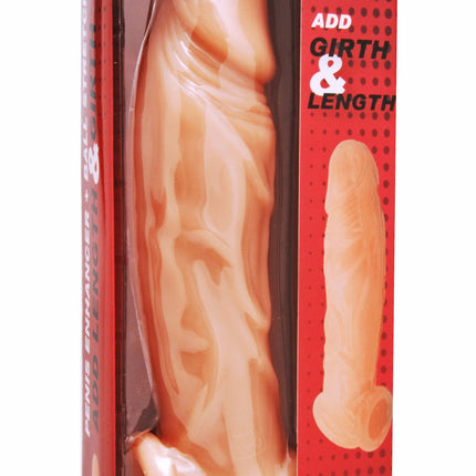Size Matters Realistic Flesh Penis Enhancer And Ball Stretcher