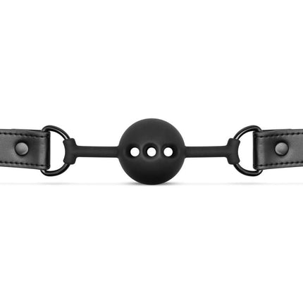 Bedroom Fantasies Breathable Silicone Ball Gag Black
