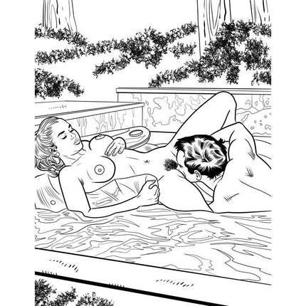 Wood Rocket Oral Sex Colouring Book
