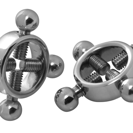 Master Series Rings Fire Stainless Steel Nipple Press Set