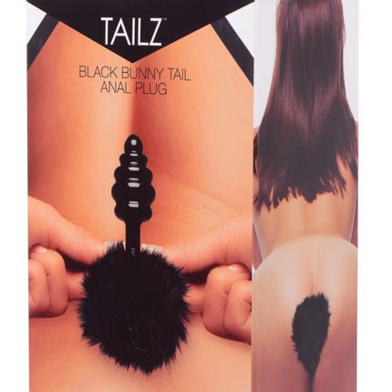 Tailz Black Bunny Anal Plug