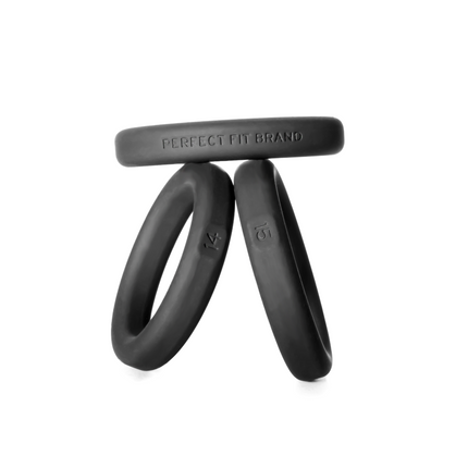 Perfectfit Xact-Fit Silicone Rings Medium 3 Kit - Medium