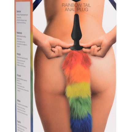 Tailz Rainbow Silicone Butt Plug