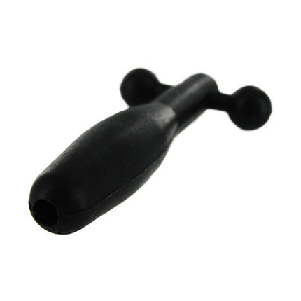 Master Series Silicone Cum Thru Barbell Penis Plug