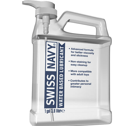 Swiss Navy Water Based Lubricant 1Gal/3.8L