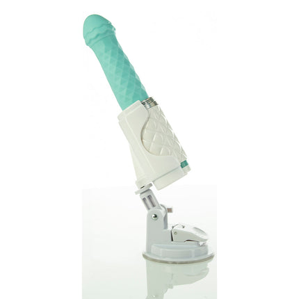 Pillow Talk Feisty Thrusting Vibrator Teal