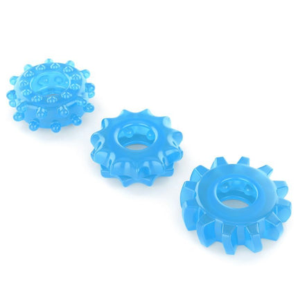 Lovetoy Lumino Play Penis Rings 3 Pc