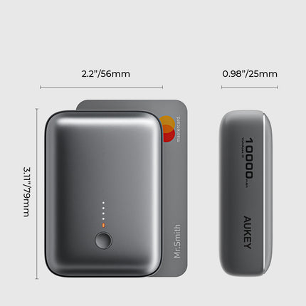 AUKEY Spark Mini 10000 Compact Fast Charging Power Bank (PB-Y55)