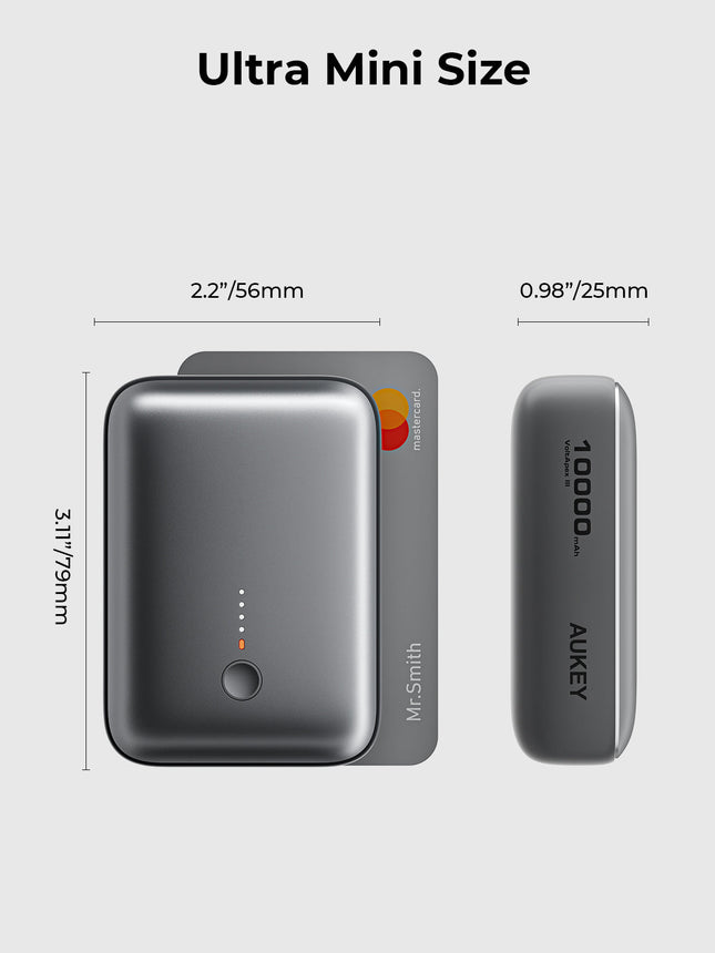 AUKEY Spark Mini 10000 Compact Fast Charging Power Bank (PB-Y55)