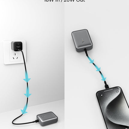 AUKEY Spark Mini 10000 Compact Fast Charging Power Bank (PB-Y55)