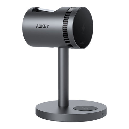 Aukey MagFusion 3-in-1 Pro Qi2 Magnetic Fast Wireless Charging Station with Active Cooling (LC-MC311A)