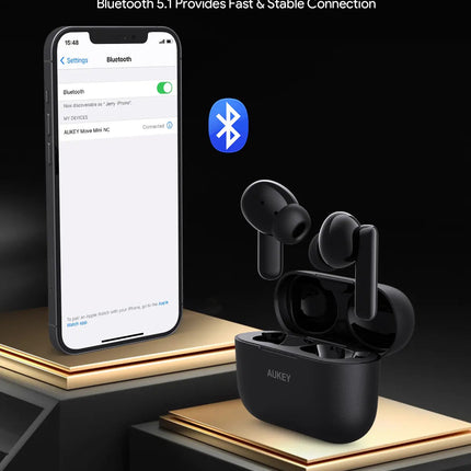 Aukey True Wireless Earbuds With Noise Cancelling MOVE MINI NC (EP-M1NC)