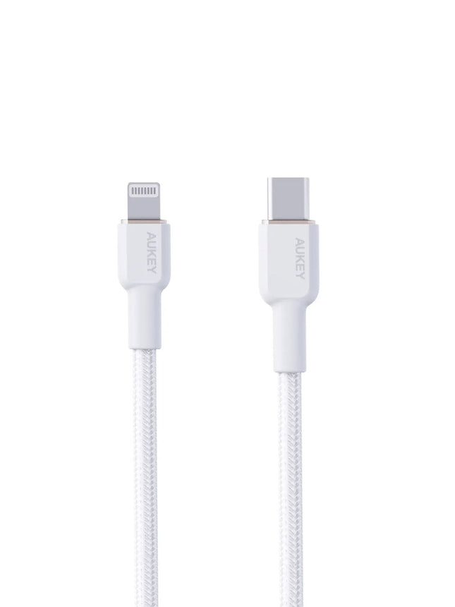 Aukey Circlet CC 60W 1m Nylon Braided USB-C to USB-C Cable (CB-NCC1)
