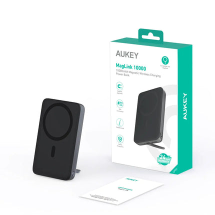 Aukey MagLinnk 10000mAh Magnetic Wireless Charging Power Bank (PB-MS02)
