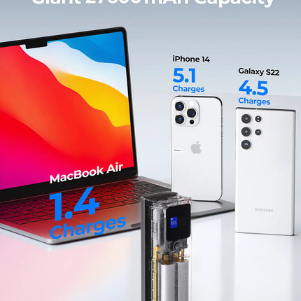 Aukey Sprint X 27.6K 140W 27,600mAh Portable Power Bank with PD3.1 (PB-Y45)