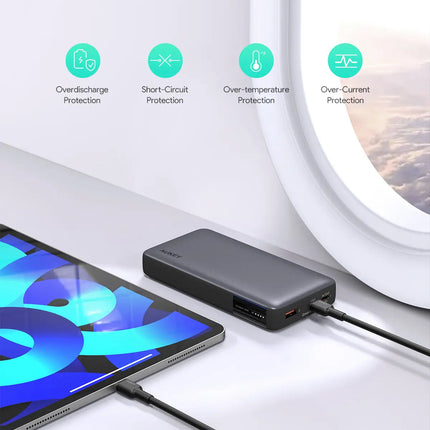 Aukey Sprint X 20K 30W 20000mAh Portable Power Bank with PD3.0 (PB-Y42)
