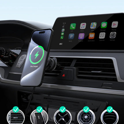 Aukey MagLink Dash Magnetic Fast Wireless Charging Phone Mount (HD-MC13)
