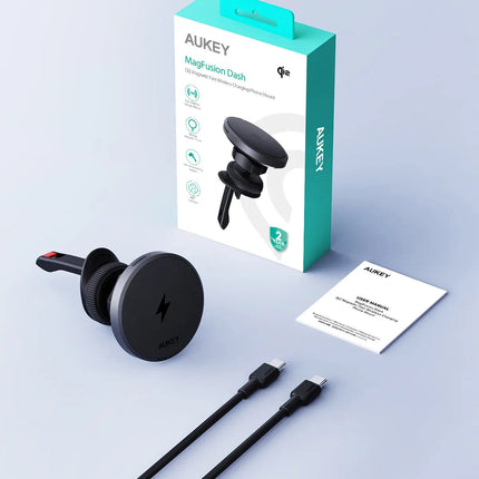 Aukey MagLink Dash Magnetic Fast Wireless Charging Phone Mount (HD-MC13)
