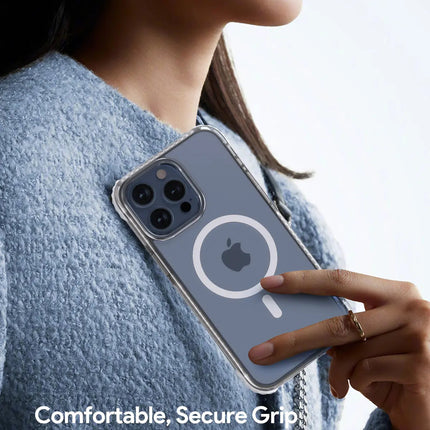 Aukey Urban Guard  Magnetic Hard-Shell iPhone 15 Pro Max Phone case - Transparent (TM11D)