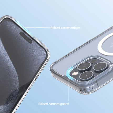 Aukey Clearview Magsafe iPhone 15 Pro Max Phone case - Transparent (TM10D)