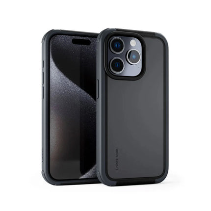 Aukey Urban Guard Elite Magnetic Hard-Shell iPhone 15 Pro Phone Case - Dark Gray (UG10C)