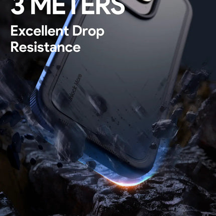 Aukey Urban Guard Elite Magnetic Hard-Shell iPhone 15 Pro Phone Case - Dark Gray (UG10C)