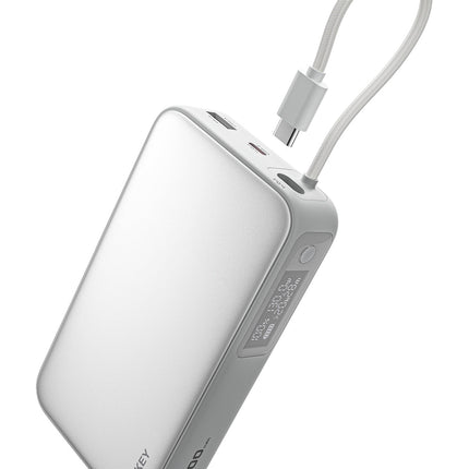Aukey Spark Sling 20000 Compact Fast Charging Power Bank with Built-in USB-C Cable (PB-Y48)