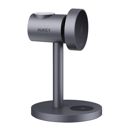 Aukey MagFusion 3-in-1 Qi2 Magnetic Fast Wireless Charging Station (LC-MC311)