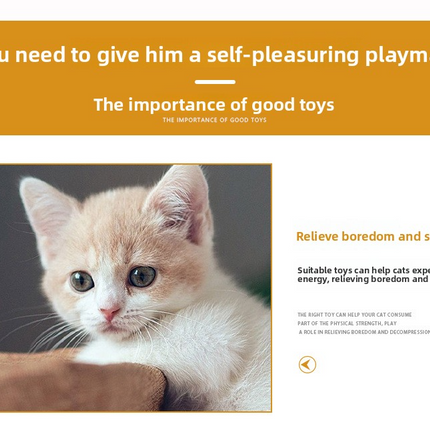 pet products Super Set (21 Pcs) - Cat Tunnel, Teaser, Mice, Jingle Balls, & Pom Poms. (Note: accessory colors are shipped randomly).