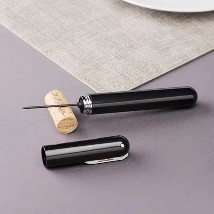 NNEOBA Portable 2-in-1 Air Pressure Corkscrew and Foil Cutter