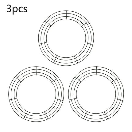 Metal Wreath Round Iron Ring For Christmas