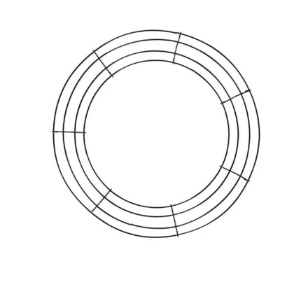 Metal Wreath Round Iron Ring For Christmas