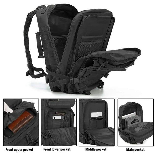 45L Tactical Molle Backpack Military
