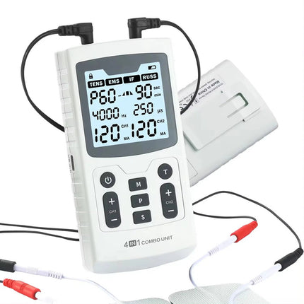 Electric Muscle Therapy Stimulator Interferential Device