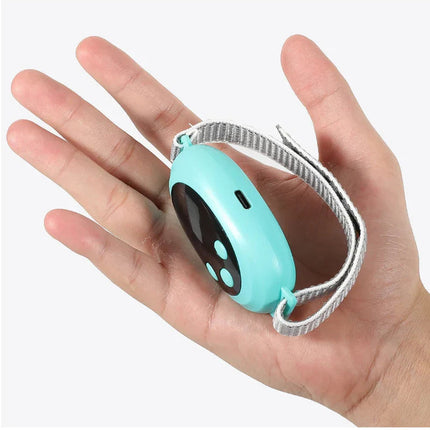 Microcurrent EMS Sleep Aid Device Palm Pulse Massager Blue