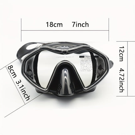 Adult Anti-Fog Snorkel Set with Dry Tube