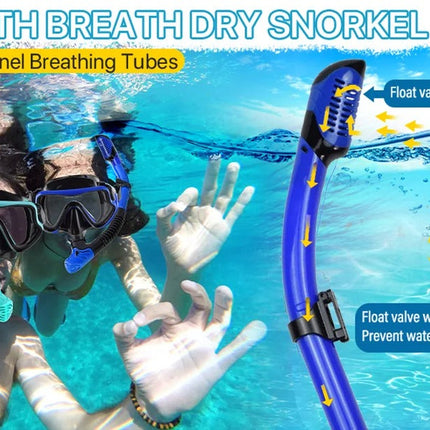3-Piece Snorkeling Set with Fins and Mask