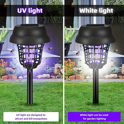 Solar Mosquito Killer Lights Outdoor UV Insect Repellent