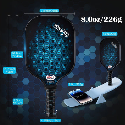 Pickleball Paddle Set 4-Pack Fiberglass Beginners
