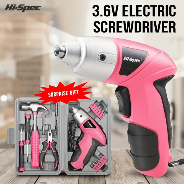 Cordless Electric Screwdriver Tool Set