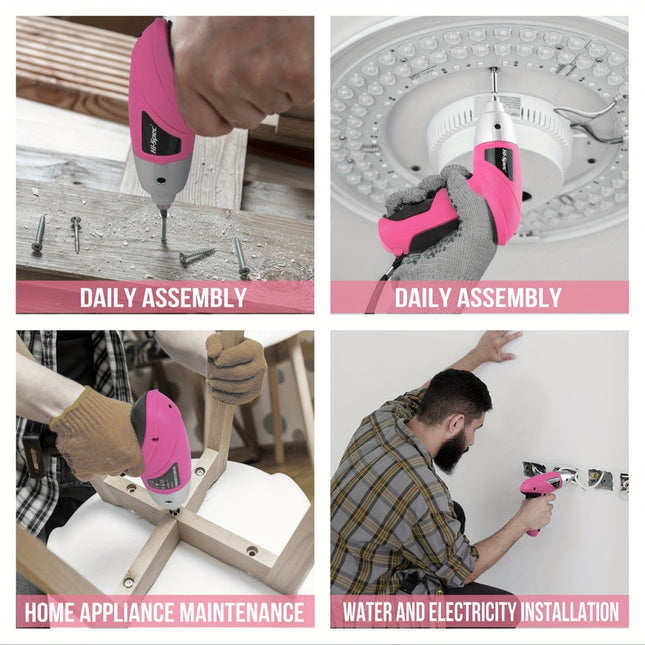 Cordless Electric Screwdriver Tool Set