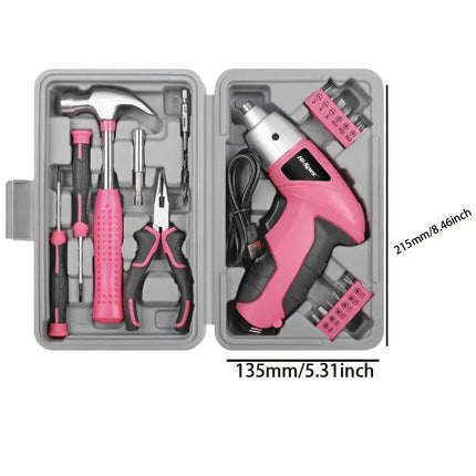 Cordless Electric Screwdriver Tool Set