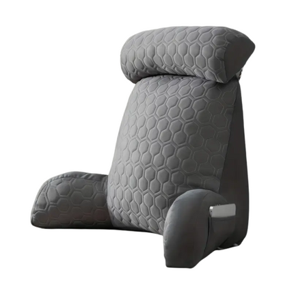 Cool Latex Reading Pillow with Armrests & Pockets
