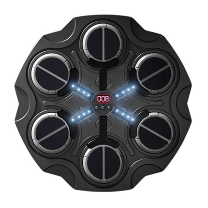 Wall-Mounted Smart Boxing Game with LED & Gloves