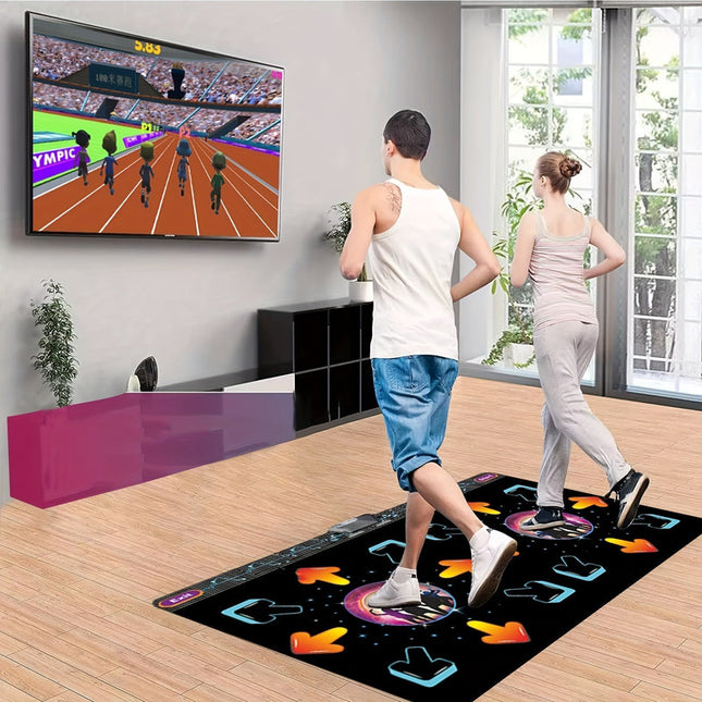 2-Player Dance Mat Game with Motion Sensor
