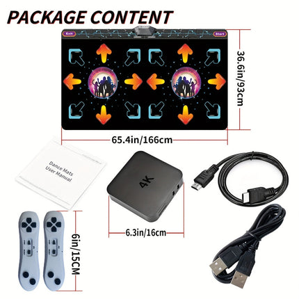 2-Player Dance Mat Game with Motion Sensor