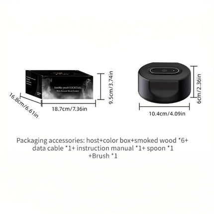 Automatic Electric Whiskey Smoker Gift Set