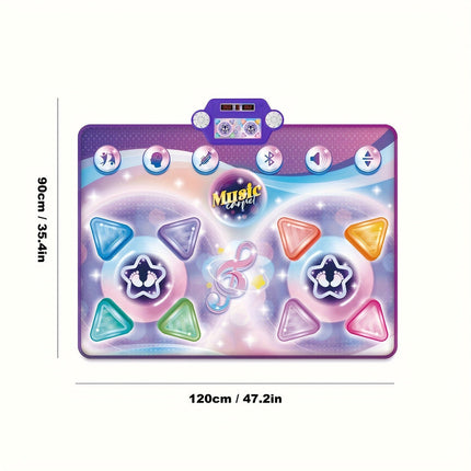Kids Dance Mat Double Player Interactive Music Game